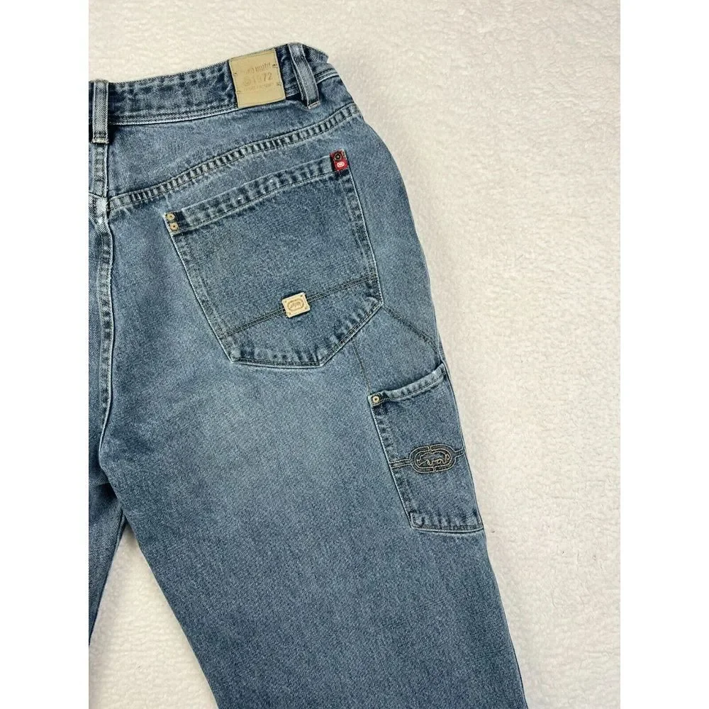 Ecko Unltd Jeans Mens Sz 36 Carpenter Wide Leg Hip Hop Baggy 90s Skater Y2K‎